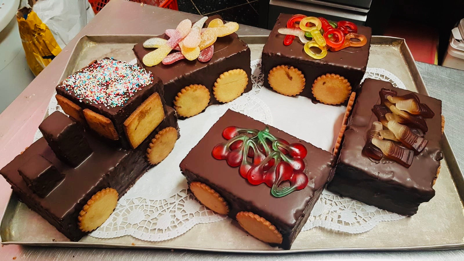 Zug-Torte bei Bäckerei Hanselmann