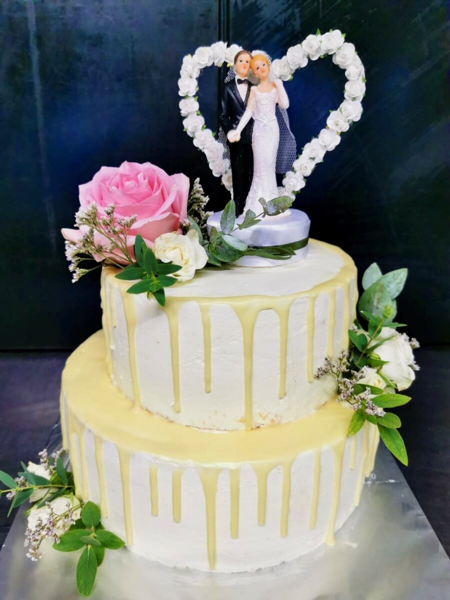 Hochzeitstorte 2 stoeckig